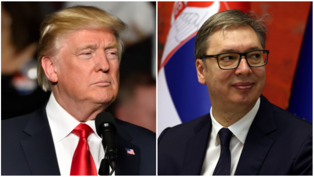 Donald Tramp i Aleksandar Vučić