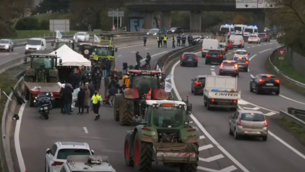 Francuska poljoprivrednici protest