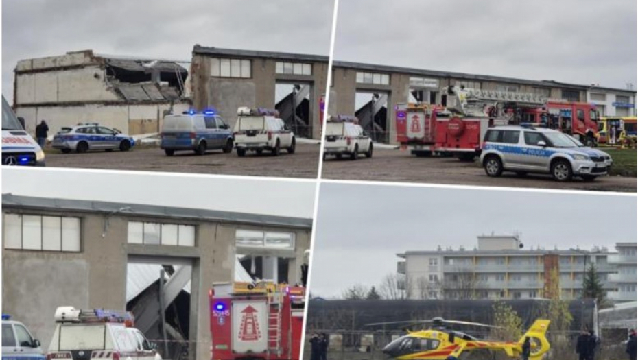 srušio se krov na bivšoj autobuskoj stanici u poljskoj