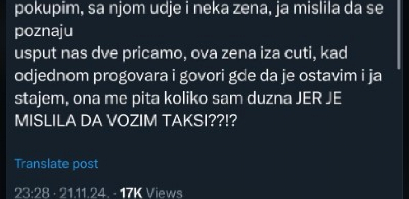 situacija sa automobilom