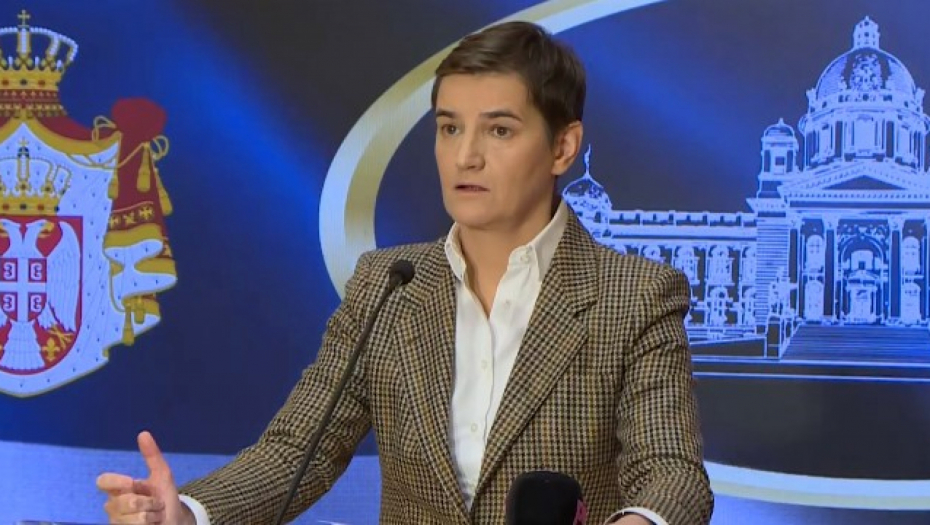 Konferencija za medije predsednice Skupštine Srbije Ane Brnabić