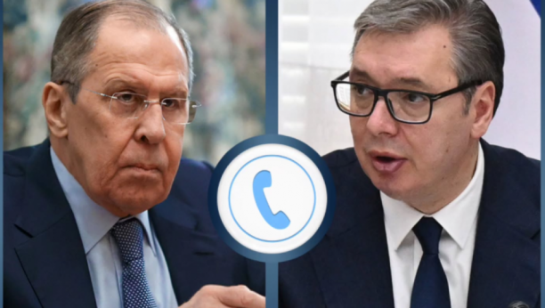 Aleksandar Vučić i Sergej Lavrov