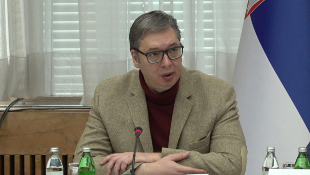 Predsednik Vučić prisustvuje sednici Vlade Srbije u Palati Srbija