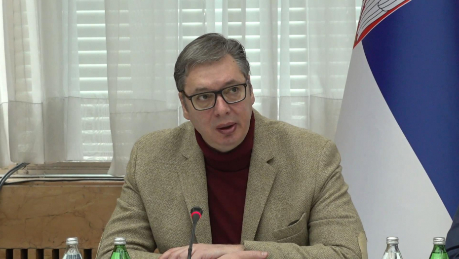 Predsednik Vučić prisustvuje sednici Vlade Srbije u Palati Srbija