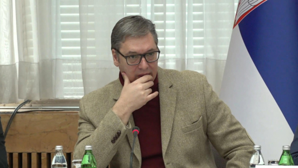 Predsednik Vučić prisustvuje sednici Vlade Srbije u Palati Srbija