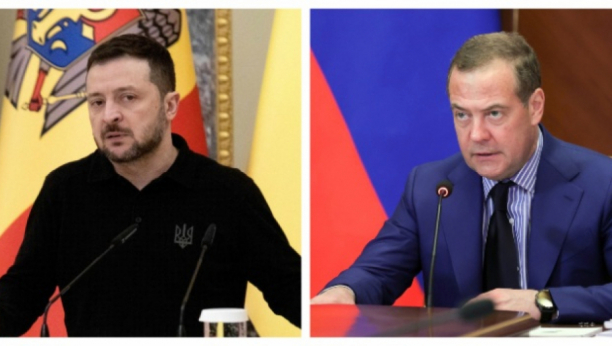 volodimir zelenski i dmitrij medvedev