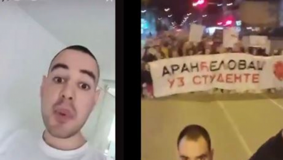 SNIMAK SVE OTKRIVA Pogledajte ko je uzdanica protesta u Aranđelovcu! (VIDEO)