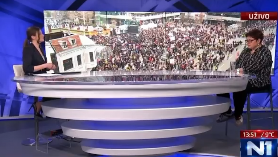 OPOZICIONA VODITELJKA PRIZNALA DA JE U PITANJU OBOJENA REVOLUCIJA! Novinarka je ubila u pojam: U protestima ne učestvuje većinska Srbija, većina dobro živi! (VIDEO)