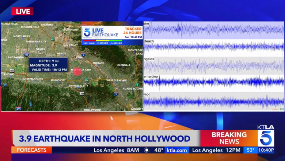 ZEMLJOTRES SNAGE 3.9 RIHTERA POGODIO LOS ANĐELES Treslo se tlo nakon dodele Oskara (FOTO/VIDEO) - Alo.rs