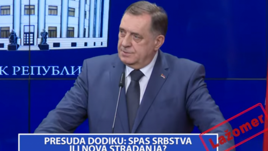 Lažomer: Presuda Dodiku - Spas srpstva ili nova stradanja? (VIDEO)