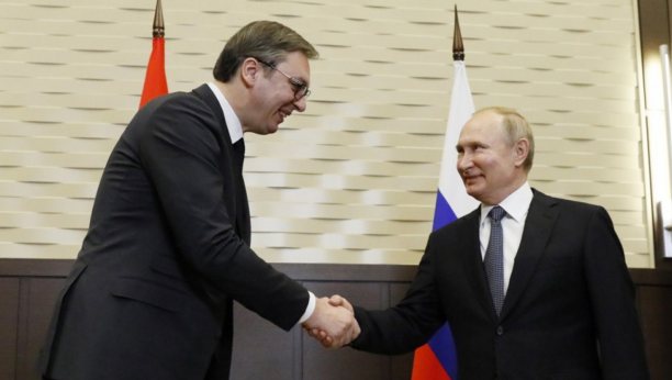 Aleksandar Vučić i Vladimir Putin