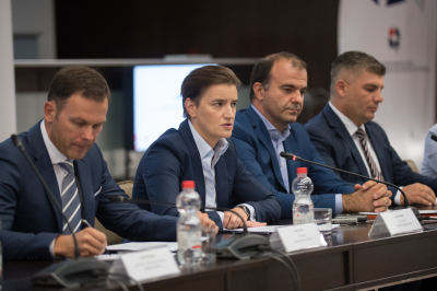 Siniša Mali i Ana Brnabić u Privrednoj komori Srbije