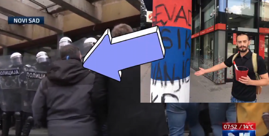 UNIŠTAVAO SRPSKE ZASTAVE, A DANAS FIZIČKI NAPADA SRPSKE POLICAJCE! (VIDEO)