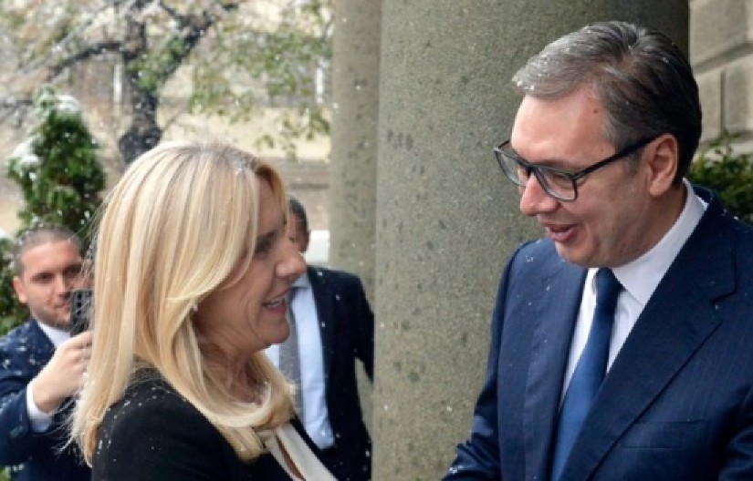 VUČIĆ NA SASTANKU SA ŽELJKOM CVIJANOVIĆ Razgovor o ključnim pitanjima u BiH i pitanjima od značaja za srpski narod
