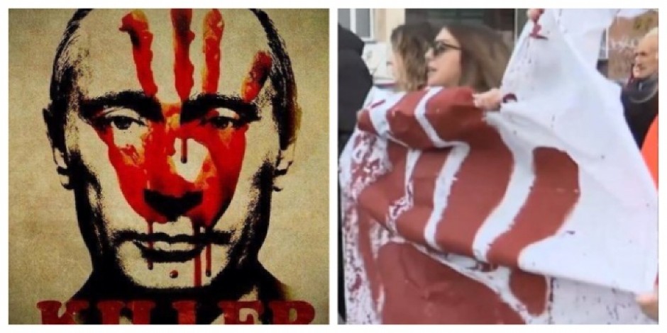 OVAKO SU IŠLI I NA PUTINA Šok scene u Novom Sadu: Antisrpska i antiruska opozicija dobijaju instrukcije iz istih centara moći!