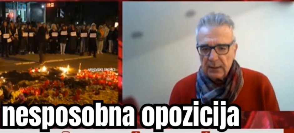 OPOZICIONI NOVINAR BESAN "Politizovali su tragedije, a narod to ne voli" (VIDEO)