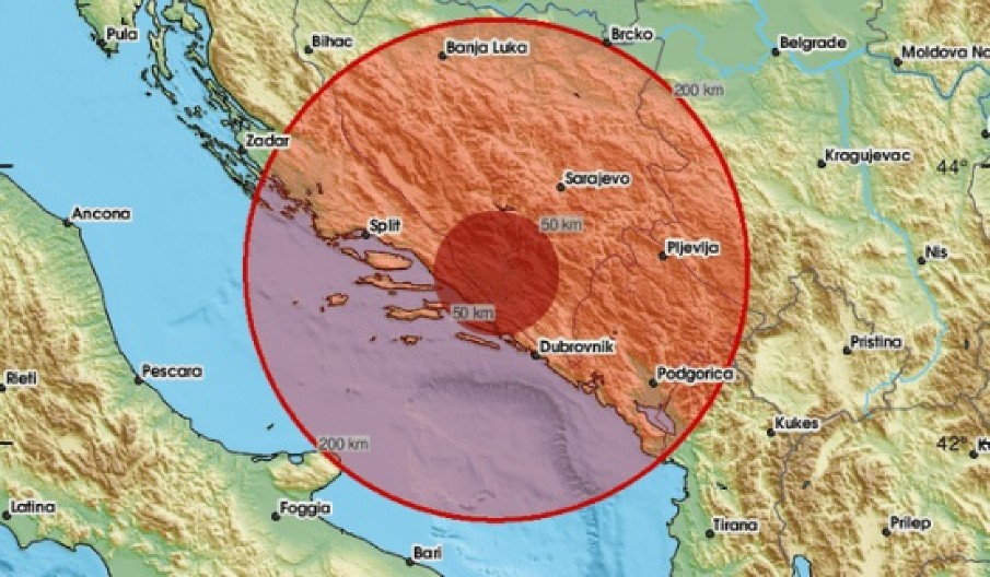 TRESLO SE DO SRBIJE Zemljotres zabeležen kod Mostara, drugi po redu danas!