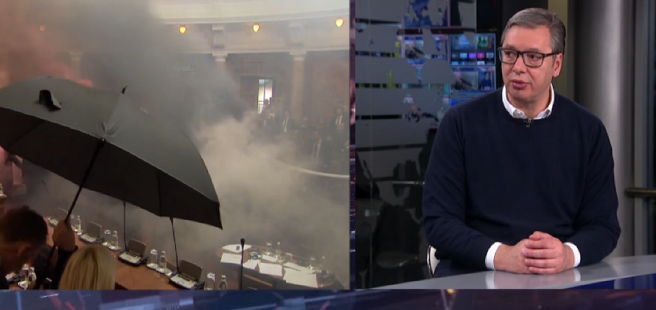 "SILEDŽIJSKO I HULIGANSKO POSTUPANJE U SKUPŠTINI"! Vučić: "Zahtevam krivičnu i pravnu odgovornost"