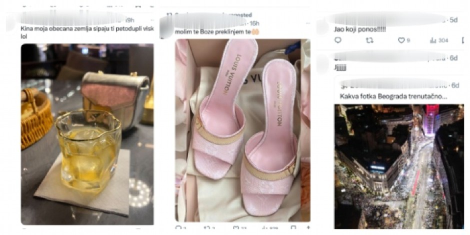 DOKAZ DA JE OVO POBUNA BAHATIH I BOGATIH Uz viski u Kini i Luj Viton papuče ruši Srbiju!