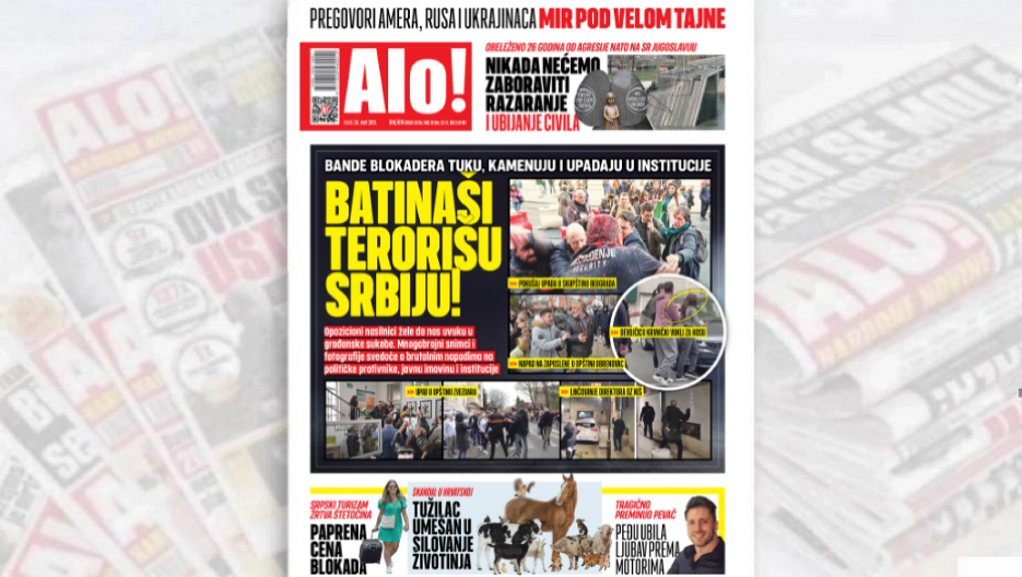 BATINAŠI TERORIŠU SRBIJU! Bande blokadera tuku, kamenuju i upadaju u institucije