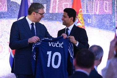 Predsednik Vučić priredio svečani ručak za delegate UEFA kongresa u Beogradu
