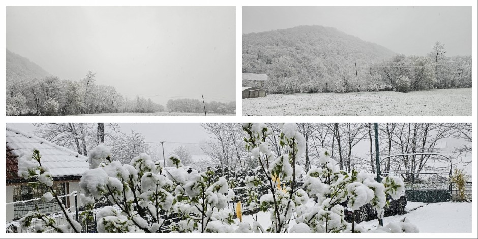 PAHULJE U APRILU PREKRILE OVO MESTO U SRBIJI Sneg ne prestaje da veje! (FOTO)