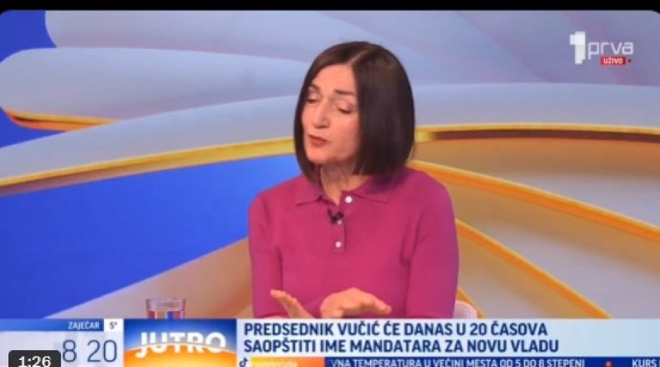 LJILJANA SMAJLOVIĆ: "Blokaderima i opoziciji je postojanje studenata u Pionirskom parku nepodnošljivo, kao da su ih za srce ujeli"