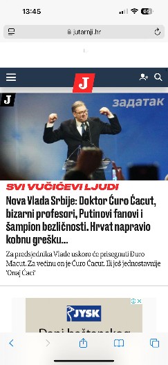 HRVATSKI MEDIJI KIPTE OD BESA Smeta im Vučićev Srbin sa Korduna - Đuro Macut!