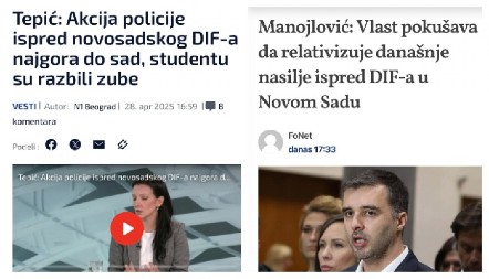 "FAŠISTIČKE LAŽOVČINE KOJE POKUŠAVAJU DA OD ŽRTVE NAPRAVE NASILNIKA" Savi Manojloviću i Mariniki Tepić odgovaraju Đuric, Pilja, Terzić i Nikolić