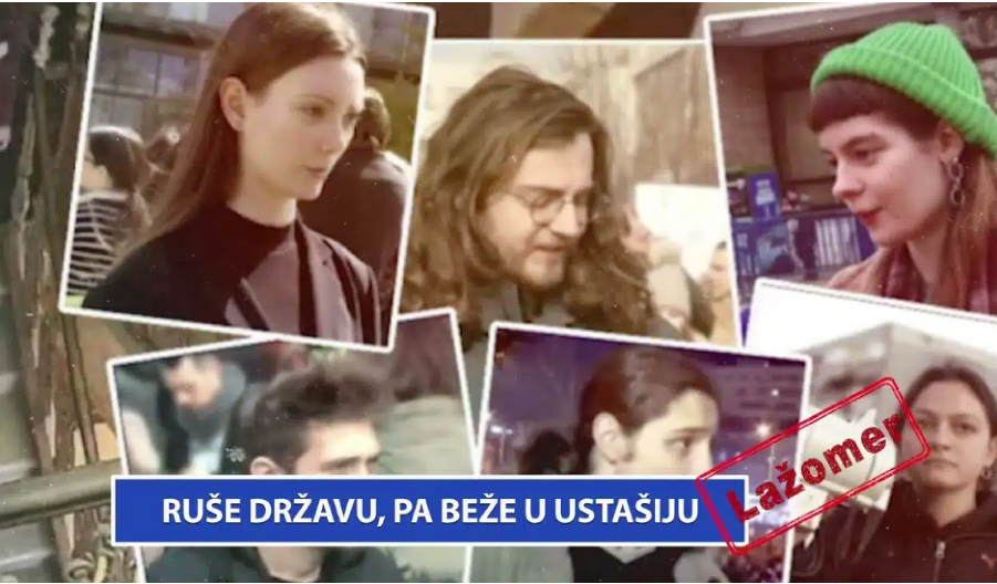 LAŽOMER: Ruše državu, pa brže u ustašiju (VIDEO)