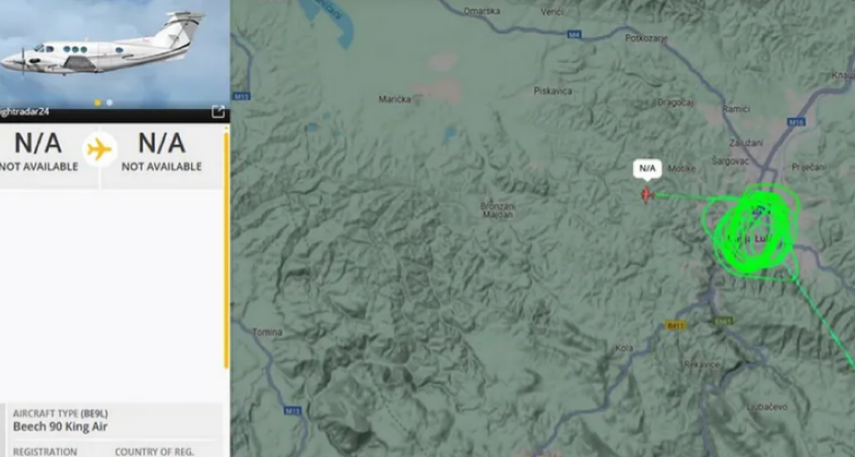 OVO JE RUTA KOJOM KRUŽI AVION IZNAD BANJALUKE: Poleteo je iz Sarajeva