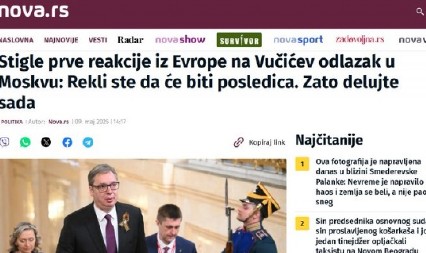 HEROJSKI ČIN VUČIĆA VREDAN SVAKOG POŠTOVANJA "Neki ljudi očajnički preklinju da se lider jedne suverene države KAZNI"