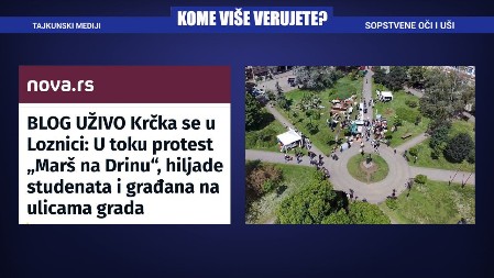 LJUDI, OVI MISLE DA SMO MI SLEPI KOD OČIJU! Lažu antisrpski mediji za sve pare, da li su OVO hiljade ljudi u Loznici?