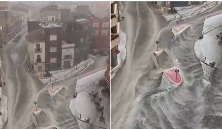 DA, DOBRO VIDITE! OVAJ GRAD OKOVAN JE LEDOM I POPLAVAMA! Meteorolozi upozoravaju na još gore! (VIDEO)