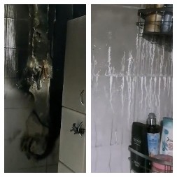 UŽAS U ZEMUNU Eksplodirao bojler, pa zahvatio i veš-mašinu