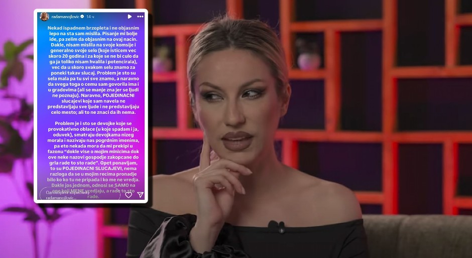 NAKON ŠTO SU JE MEŠTANI IZVREĐALI, RADA SE OGLASILA: "Ne bi se čulo za Četereže da ja 20 godina ne pričamo o selu"