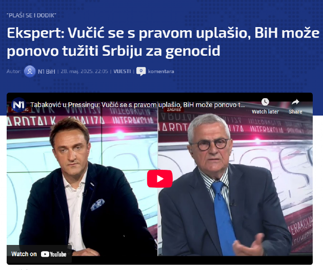 HOĆE DA NAS PROGLASE GENOCIDNIM NARODOM Dragan Šolak i lažljivi N1 krenuli u kampanju protiv Srbije! Da li se sprema TUŽBA?