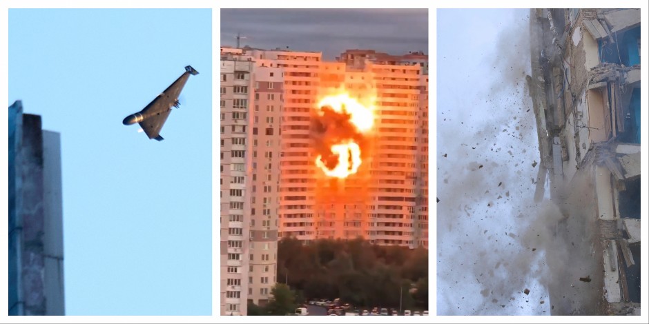 PAKLENA NOĆ U KIJEVU, RUSIJA UDARILA SA 440 DRONOVA Objavljeni zastrašujući snimci, hitno se oglasio Zelenski (FOTO/VIDEO)