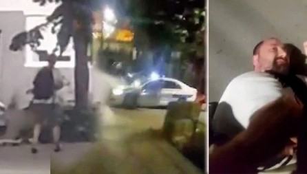 BLOKADER PUCA NA SNS PROSTORIJE, PA OKREĆE PIŠTOLJ KA POLICIJI! Jeziv snimak iz Vrnjačke Banje, evo kako je uhapšen Mladenović! (VIDEO)