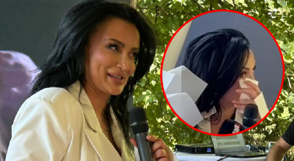 ANDREANA ČEKIĆ U SUZAMA! Pevačicu slomile emocije pred novinarima: ''Moj put je bio težak...'' (VIDEO)