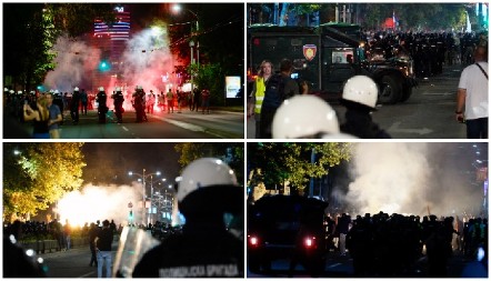 SNIMCI BRUTALNOG NAPADA NA POLICIJU Kad su blokaderi dali "zeleno svetlo", mislili su na OVO (FOTO/VIDEO)