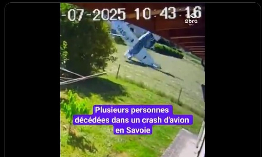 KAMERA SNIMILA OVAJ HOROR: Bivši general i bračni par poginuli u padu aviona kod Šartra (VIDEO)