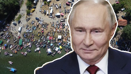 ŠOK! PUTIN STIGAO NA DRINU! Stotine čamaca zaplovilo iz Ljubovije (FOTO)