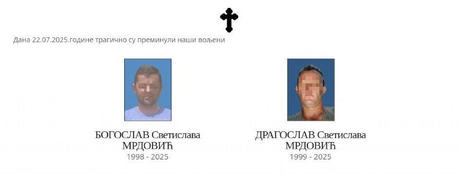 NAĐITE MIR U OČEVOM ZAGRLJAJU Tetke se oprostile od braće koja su se utopila u Tari