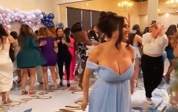 NEVIĐEN CIRKUS NA PROSLAVI TRUDNOĆE Trudnica postala hit zbog potpuno ludog poteza, snimak napravio haos na mrežama! (VIDEO)