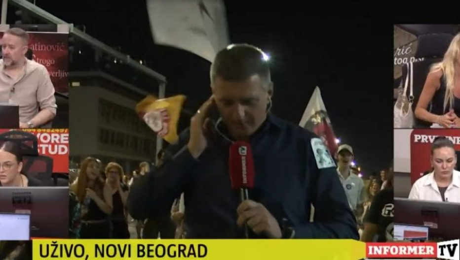 REPORTERA INFORMERA UDARILI MOTKOM Dramatična scena desila se na Novom Beogradu