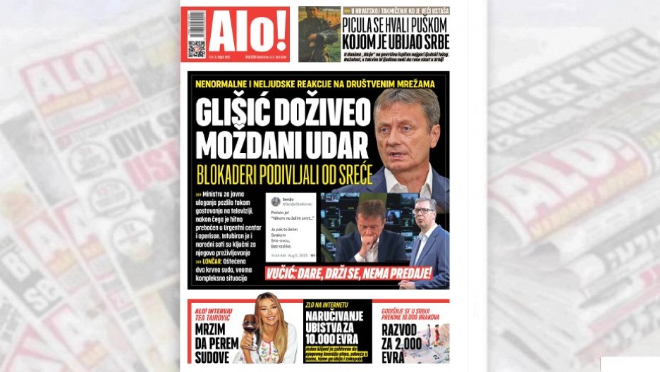 GLIŠIĆ DOŽIVEO MOŽDANI UDAR, BLOKADERI PODIVLJALI OD SREĆE: Nenormalne i neljudske reakcije na društvenim mrežama