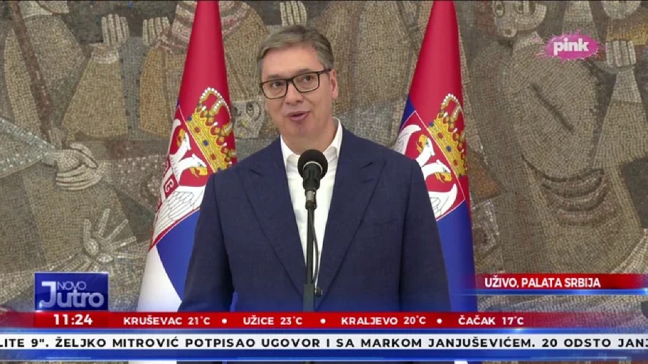 "TO JE SUŠTINA OBOJENE REVOLUCIJE" Vučić: Mene Severina ne zanima, mene zanima srpska zastava (VIDEO)