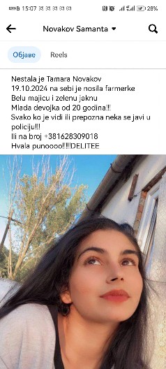 AKO JE VIDITE, ODMAH ZOVITE POLICIJU Tamare nema 2 meseca, telo njenog dečka pronađeno u kanalu - OVAJ TRAG SVIMA BUDI JEZU