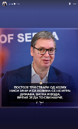 "POSTOJE 3 STVARI SA KOJIMA SE NE IGRA, VREME JE DA SVI TO NAUČE" Moćna poruka Vučića posle jučerašnjeg divljanja blokadera